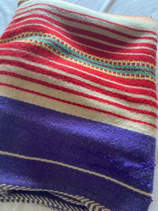 Manta de lã tradicional