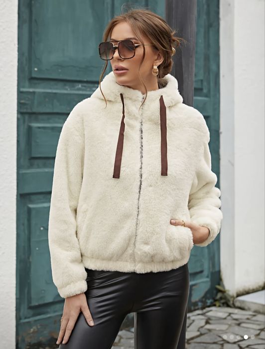 Шубка Teddy з капюшоном