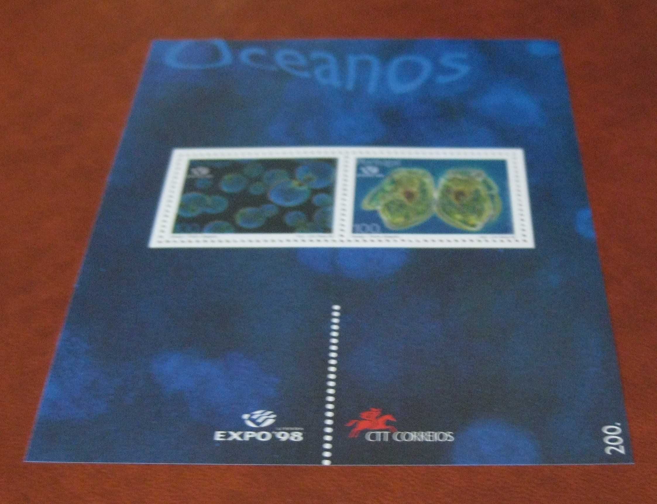 Bloco nº 192 – Oceanos – Expo’98. O Plâncton