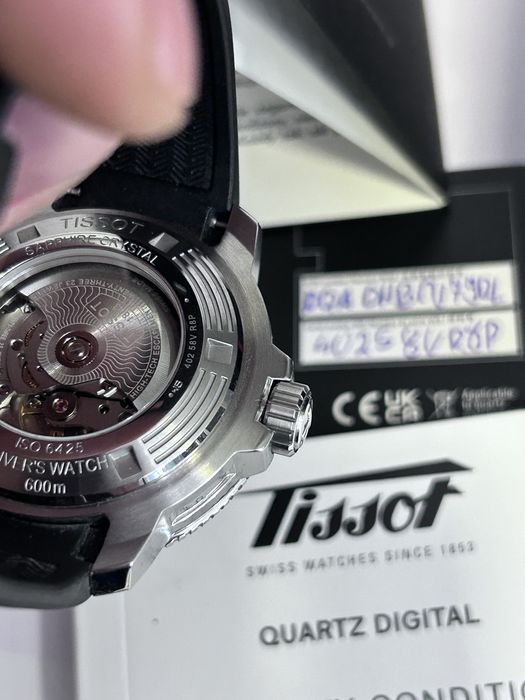 Zegarek męski Tissot Seastar 2000 certyfikat autentyczności