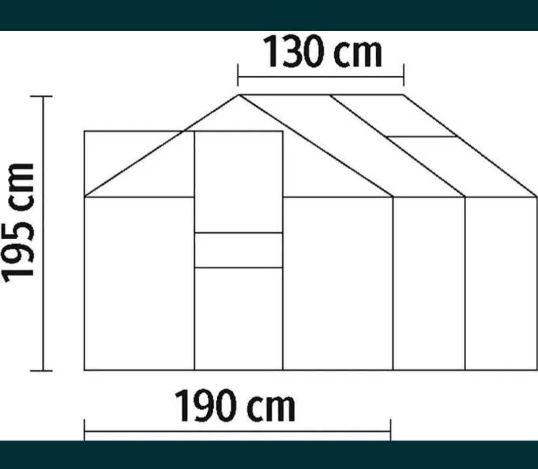 Mały przydomowy rozsadnik na nowalijki 130 cm