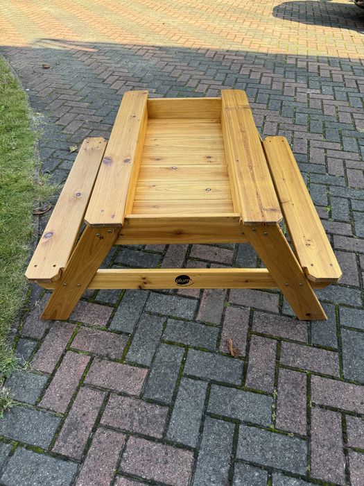 Piaskownica stolik piknikowy piaskowy i wodny z ławkami w jednym dziec