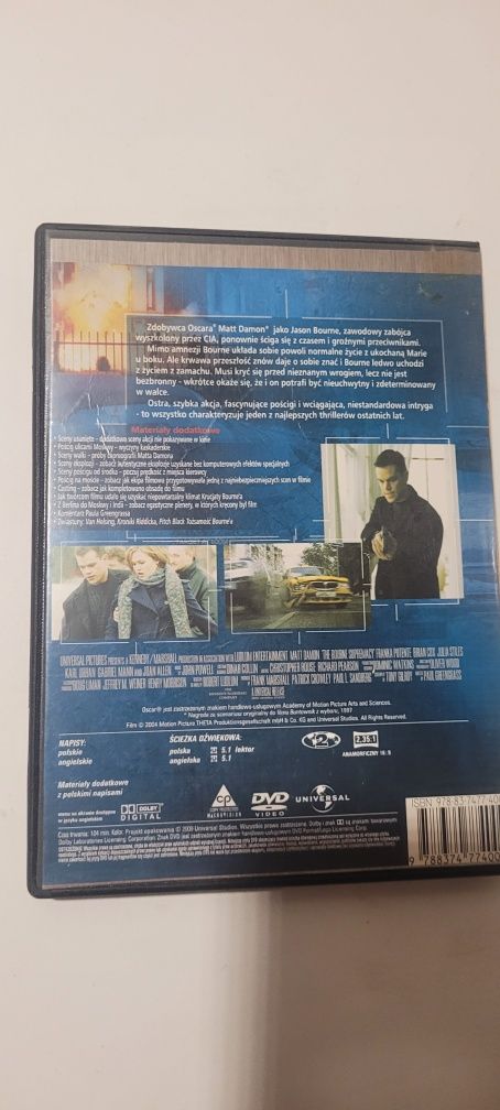 Film Krucjata Bourne'a płyta DVD