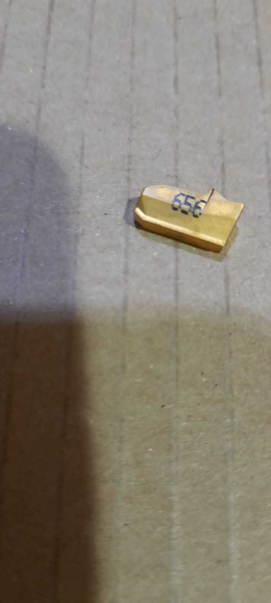 Caixa com 8 pastilhas de corte p/ torno GFN6N de 6mm ISCAR