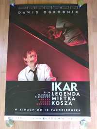 Plakat filmowy IKAR.Legenda Mietka Kosza/Oryginał z 2019 roku.