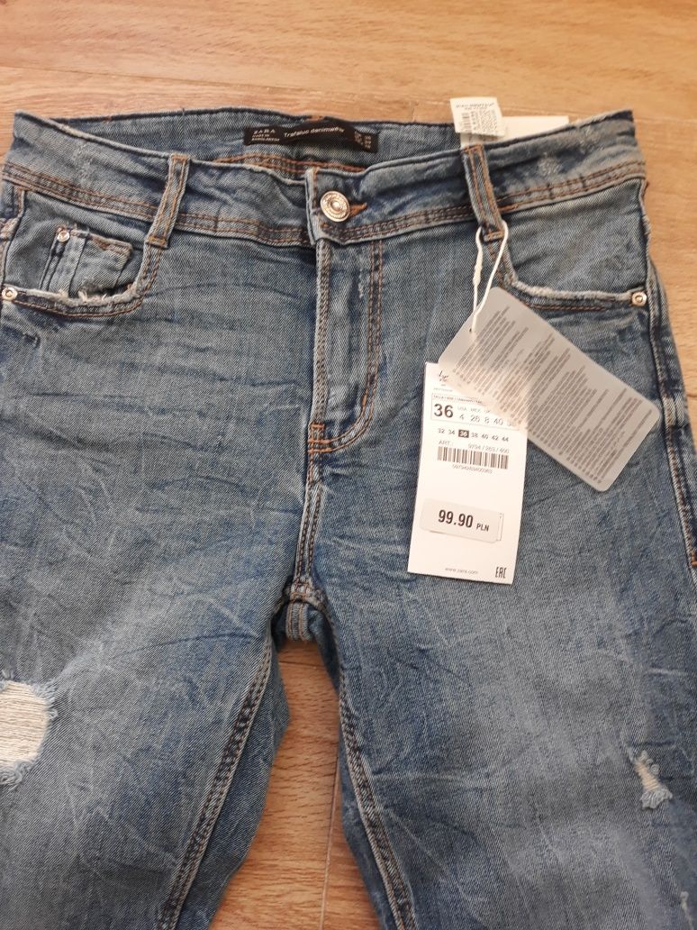 Nowe spodnie jeans Zara rozmiar 36