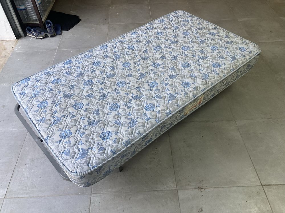Estrado Cama Solteiro + Colchão