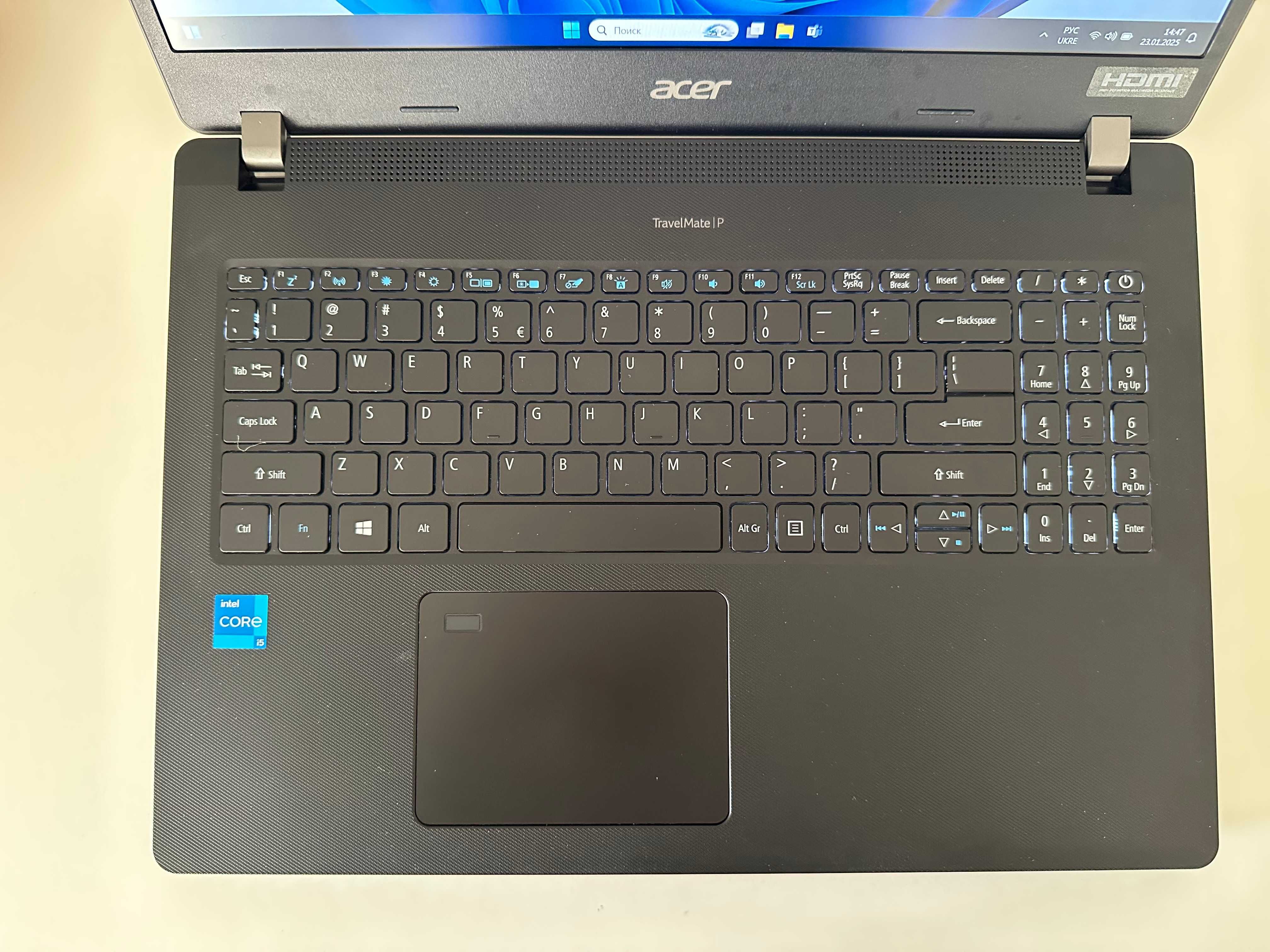 Ноутбук Acer TravelMate P2 TMP215-53 15.6" i5-1135G7 DDR4 16Gb SSD 256