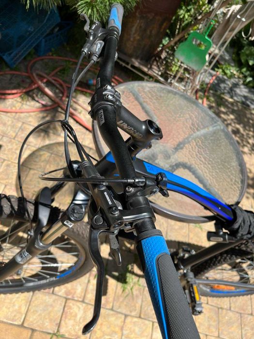 Велосипед Горный MTB 27.5" Spelli SX-6100 PRO черно-синий (2020)