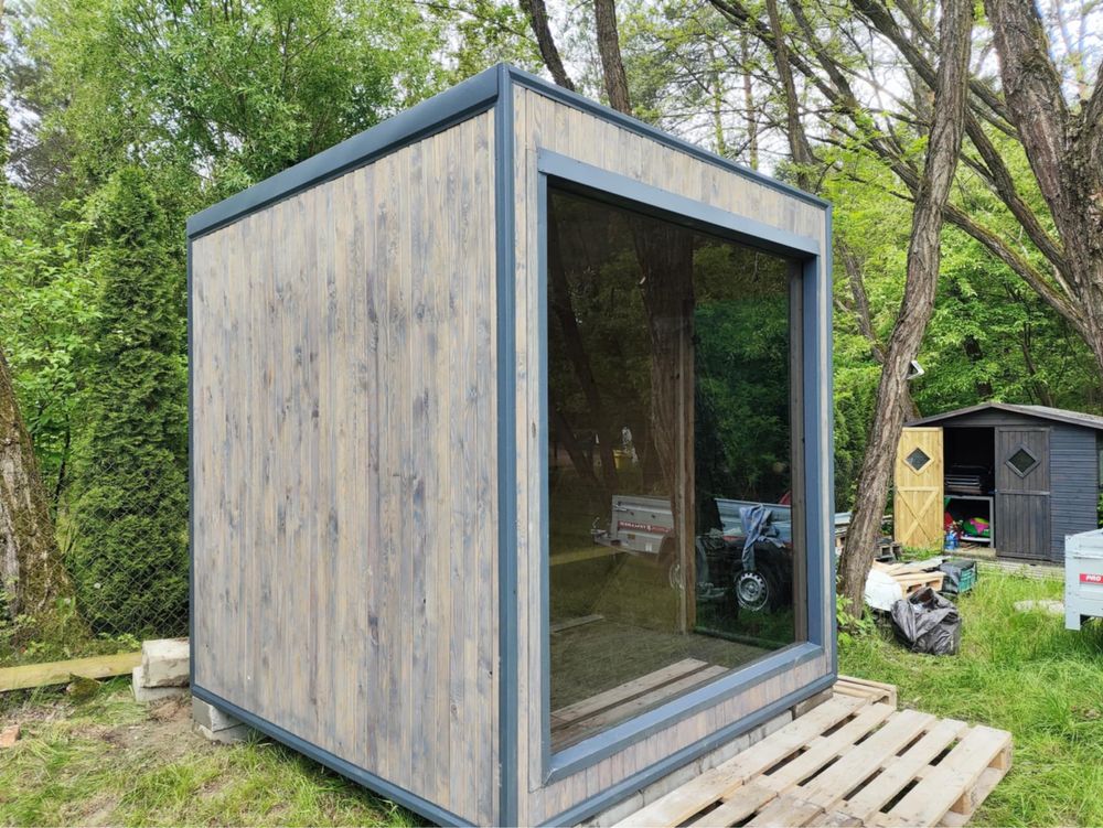 Sauna ogrodowa Panorama – komfort PRODUCENT SPA HARVIA OPALANY LUB ELE
