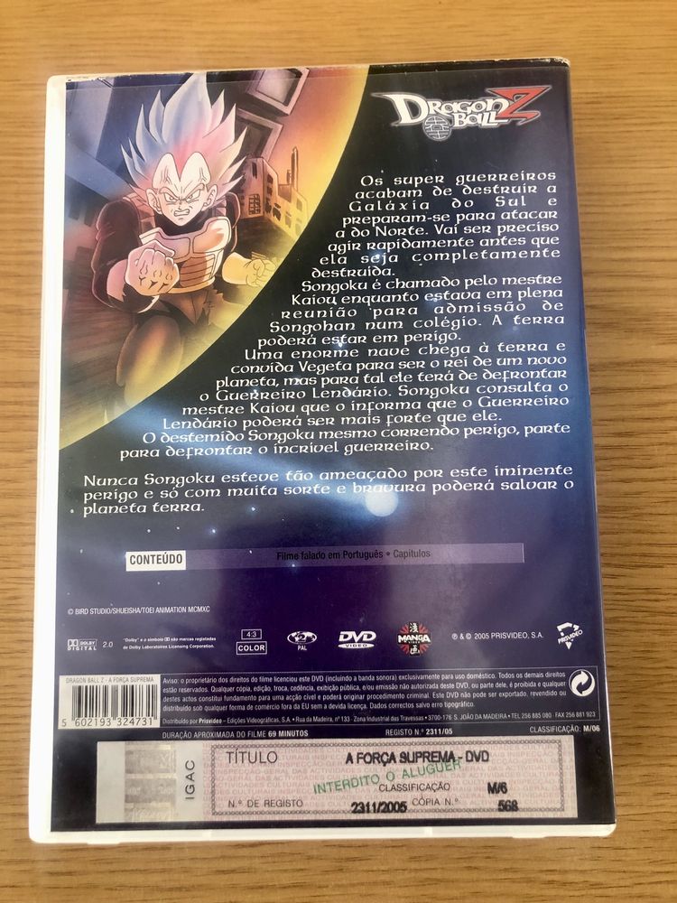 Dragon Ball Z ( 3 DVD’S )