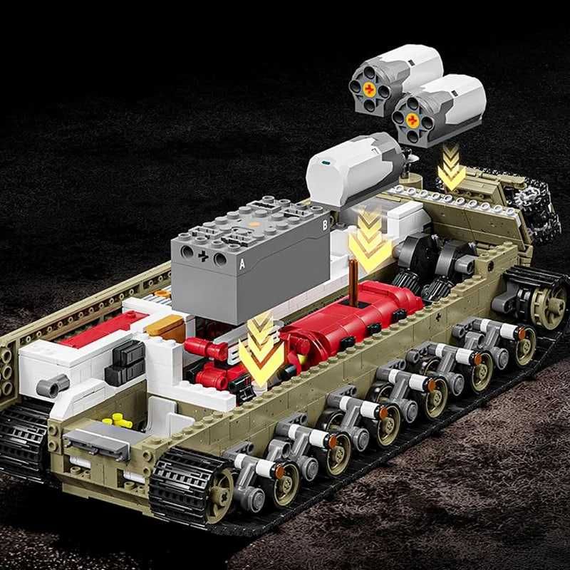 Конструктор Panzer VIII Maus , 3339 дет. На радіокеруванні. У коробці.