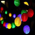 kolorowe lampki lampiony zewnętrzne 20 led