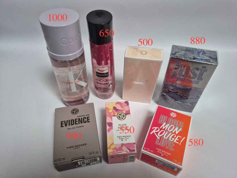 парфум вода ів роше  Roberto Cavall міст Calvin Klein