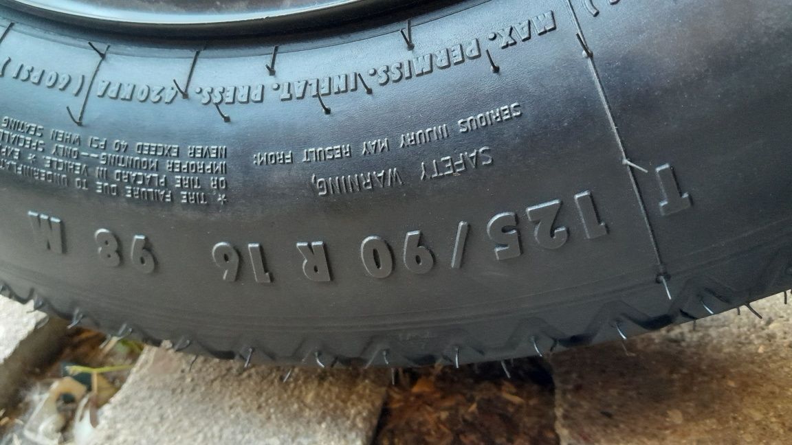 Koło dojazdowe Mercedes 5x112