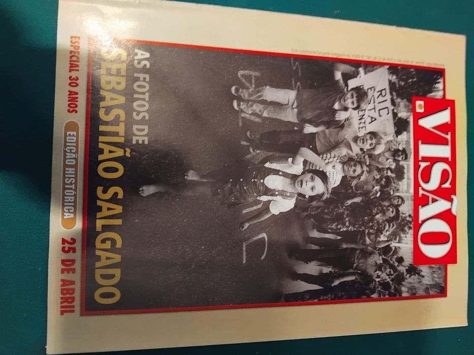 Revista VISÃO, Fotos de Sebastião Salgado 25 Abril