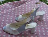 Buty czółenka na słupku z odkrytymi palcami Estetic 38 25cm