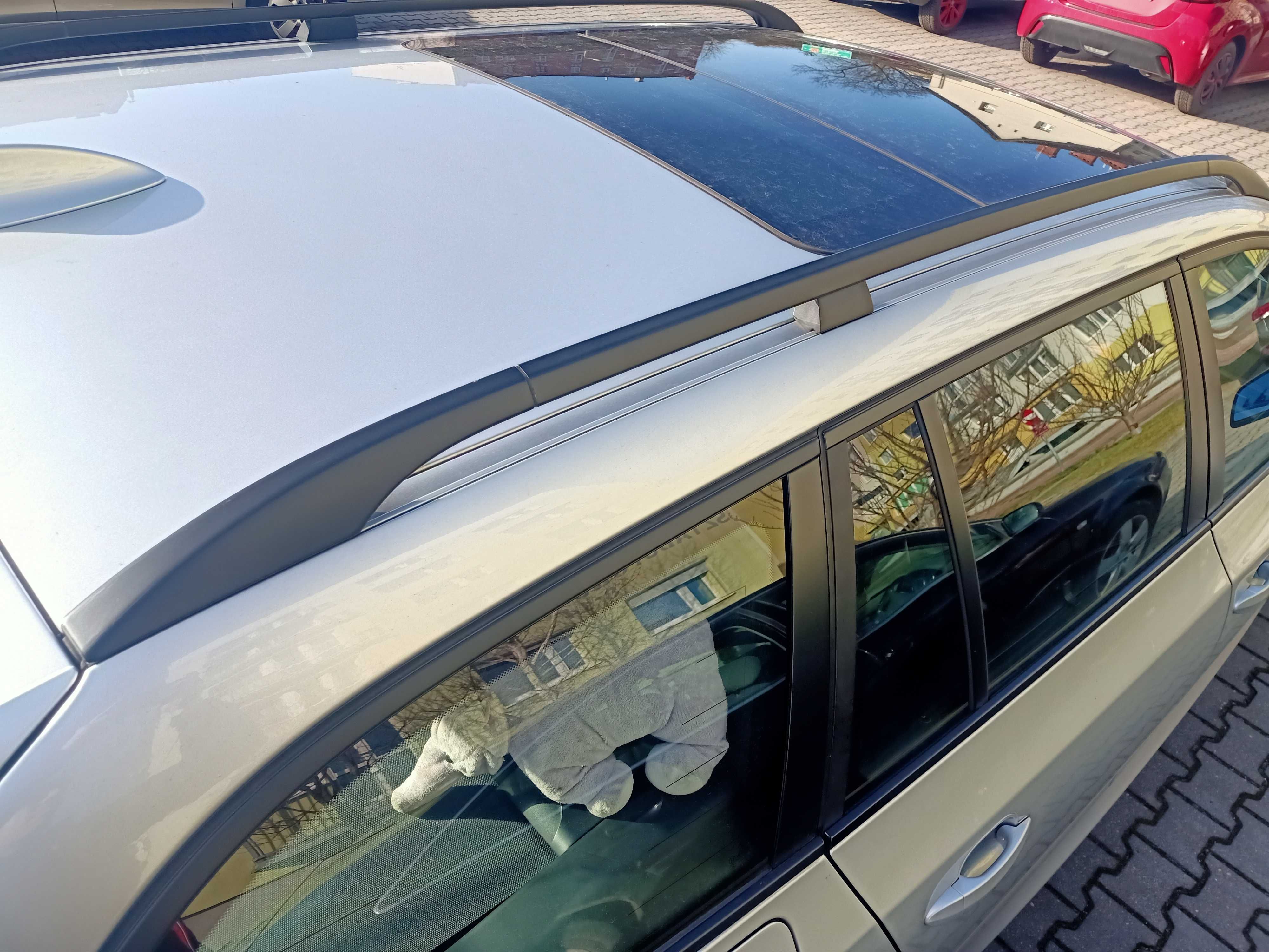 BMW E61 relingi dachowe komplet listwy czarne