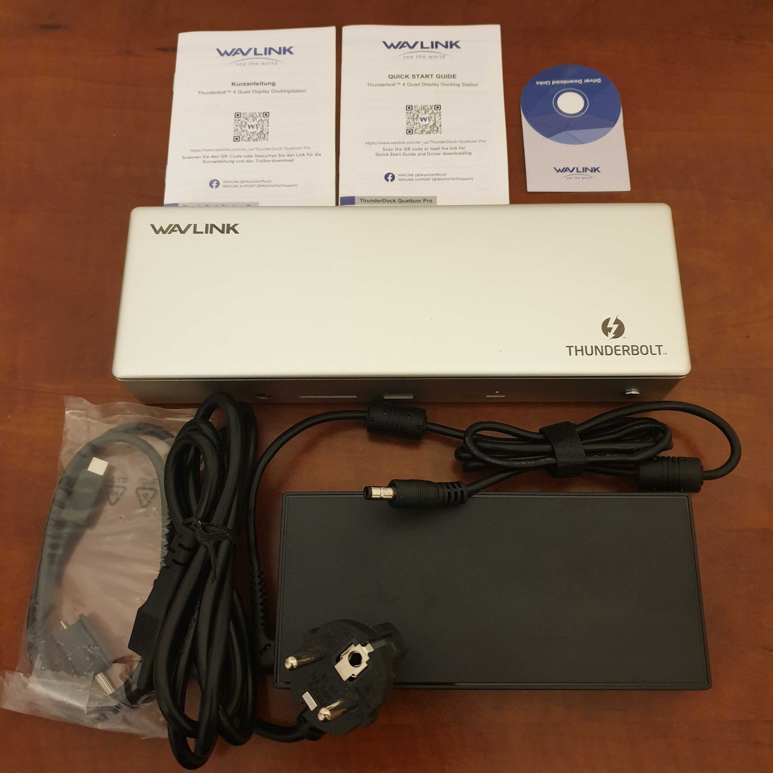 Stacja dokująca Thunderbolt 4  200W Wavlink Quad Display WL-UTD41-PRO