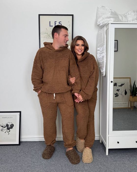 Тепла піжама жіноча/чоловіча махрова /пижыма махра унисекс