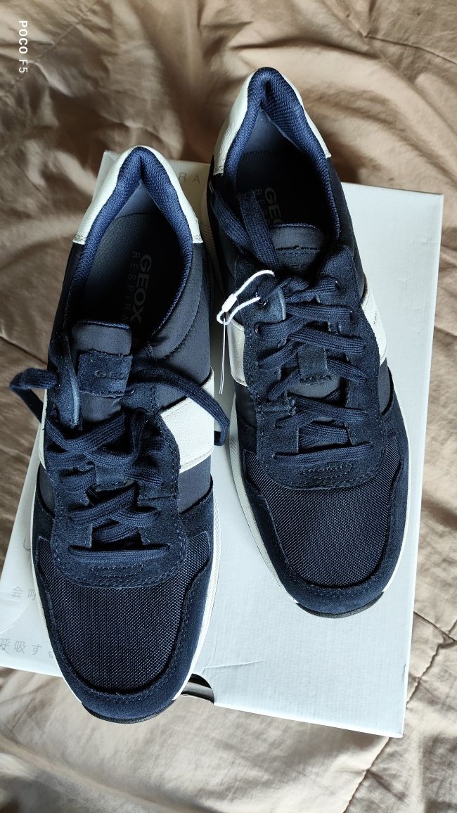Geox Molveno granatowe sneakersy rozm 44