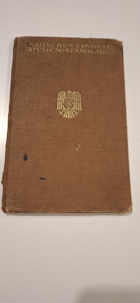 Książeczka Rodziny III Rzesza Niemiecka II Wojna Światowa