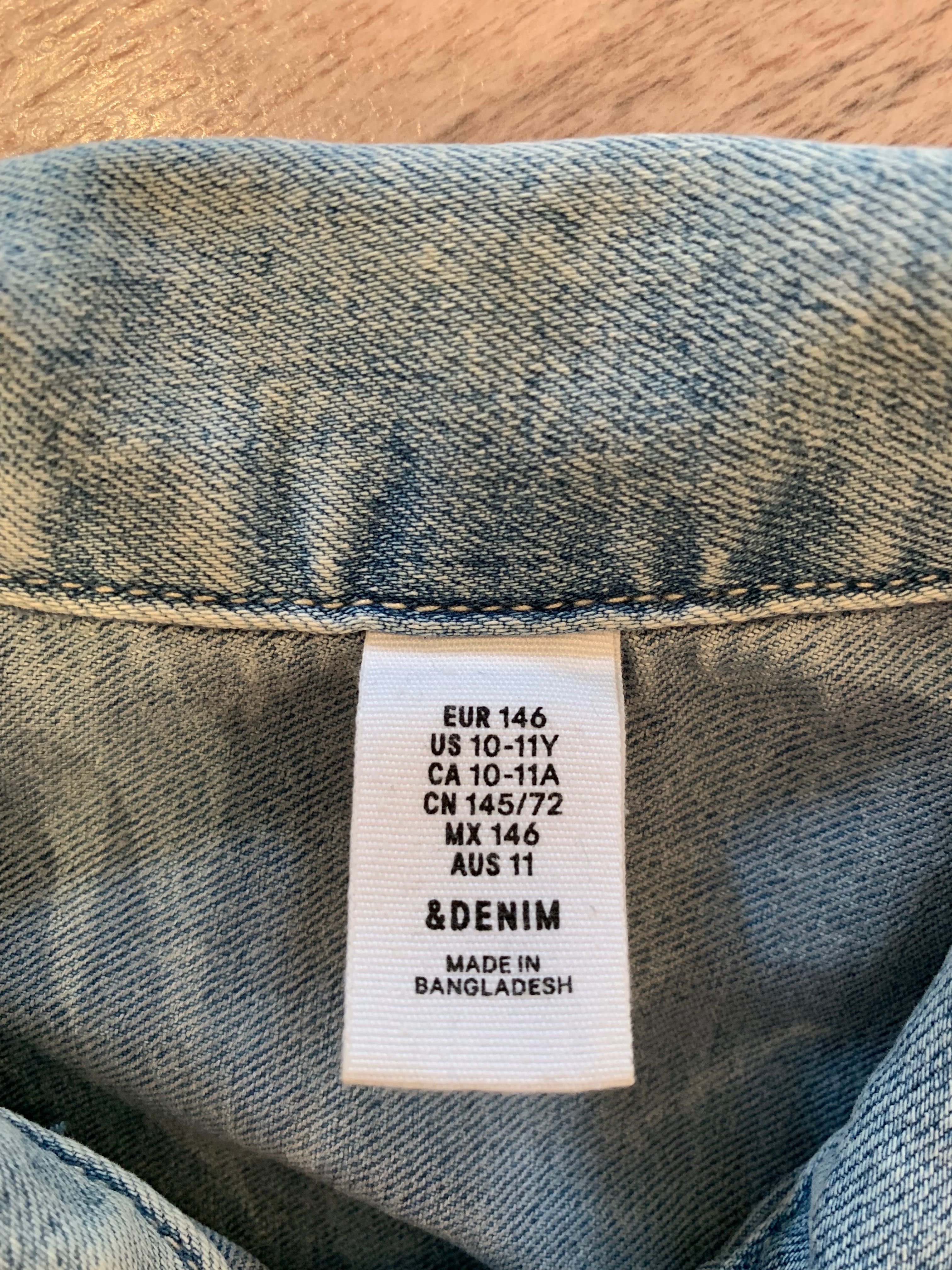 Куртка джинсовая H&M 146