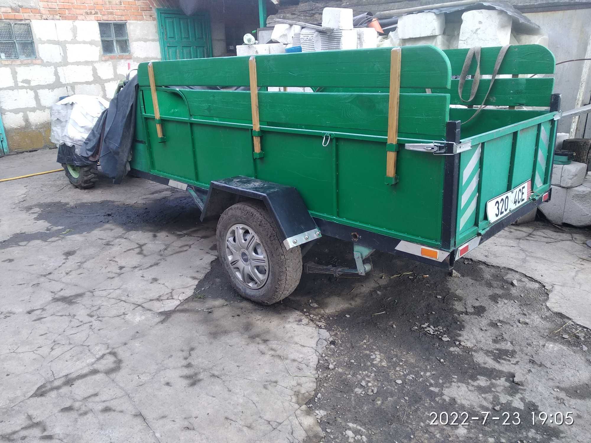,мотоблок зубр 8 кс з причіпом