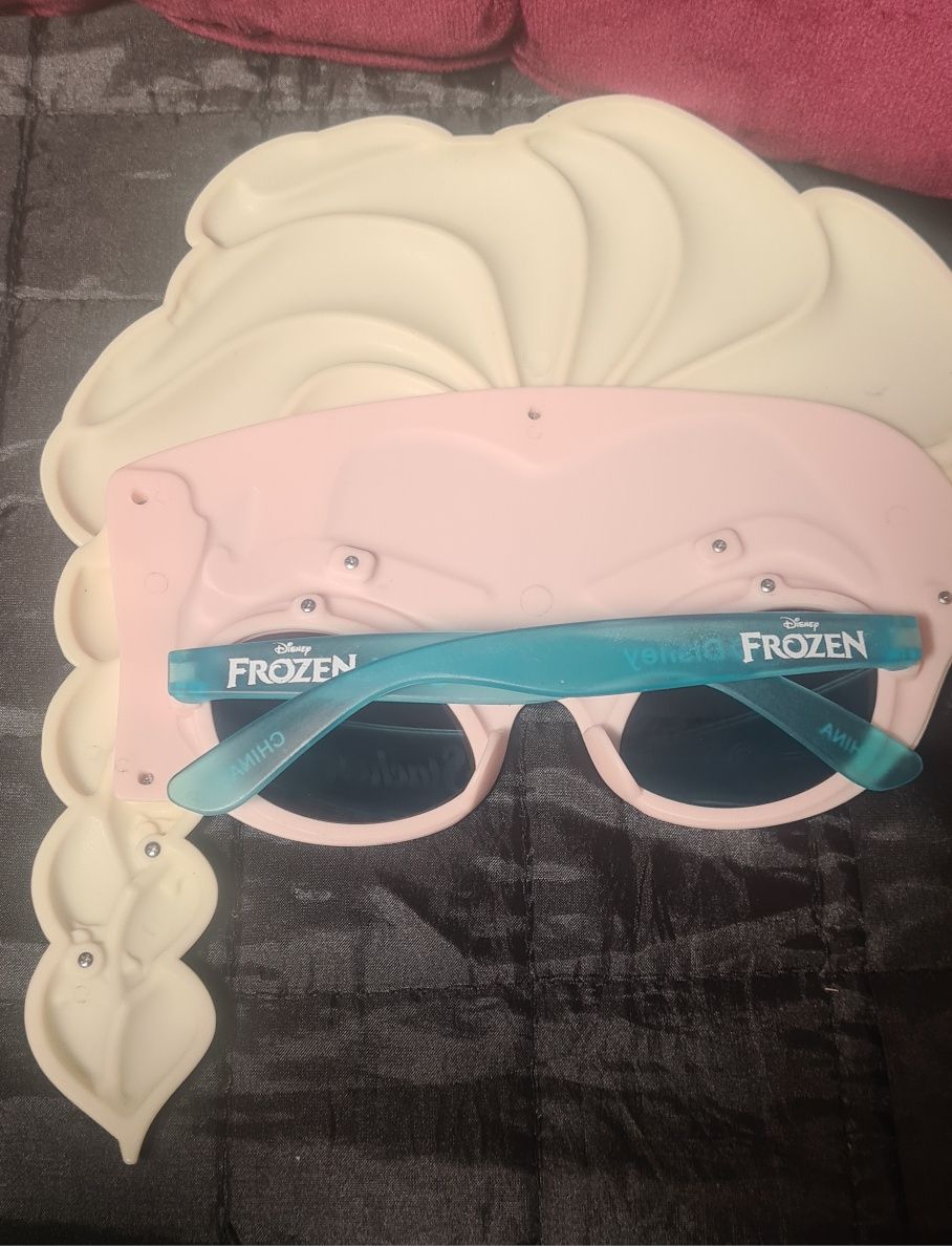[6] Okulary przeciwsłoneczne, Maska karnawałowa Elsa, Disney Kraina Lo
