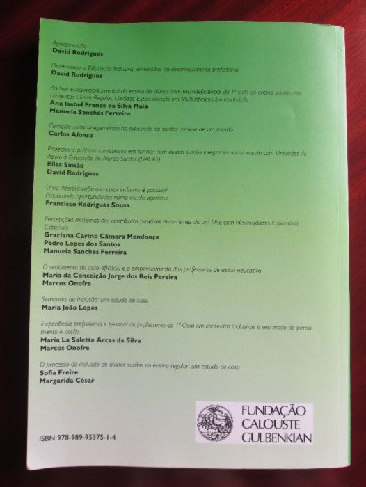 Investigação em Educação Inclusiva