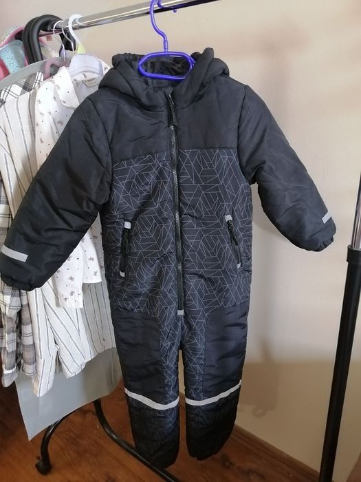 Комбінезон дитячий зимовий Sinsay р. 116/122 чорний суцільний