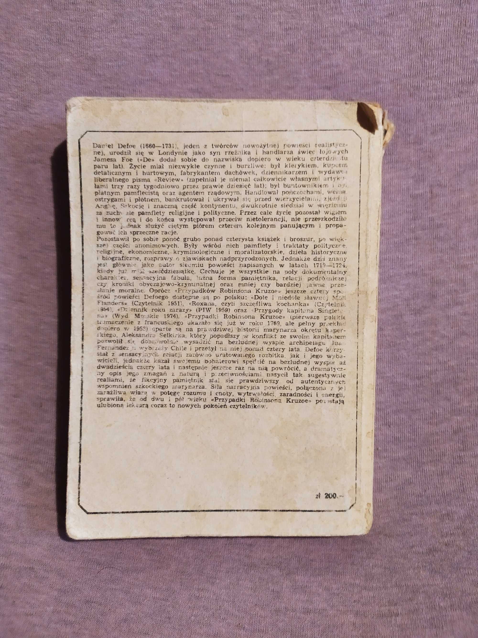 Przypadki Robinsona Kruzoe - Daniel Defoe