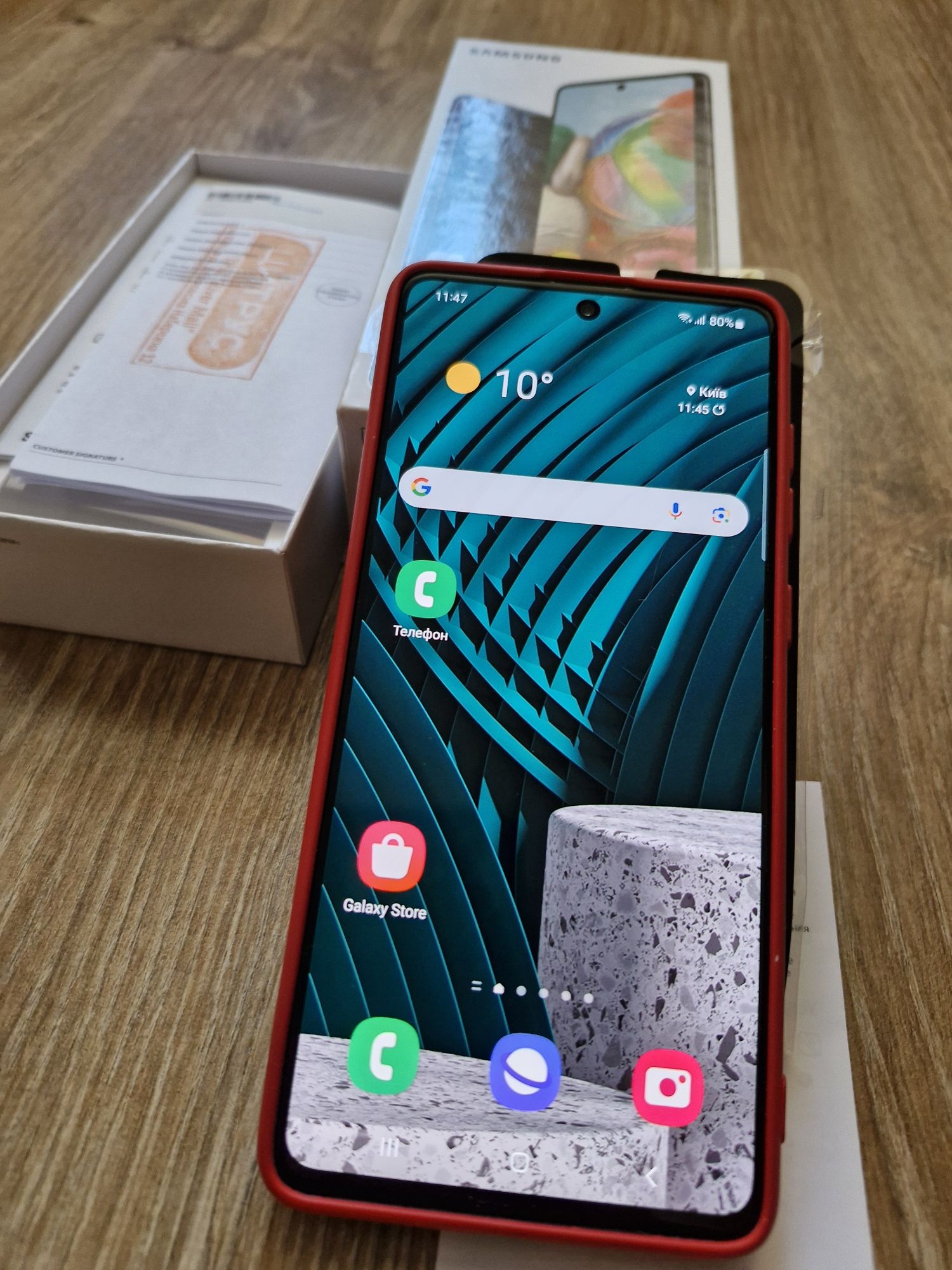 Samsung A71  black 128