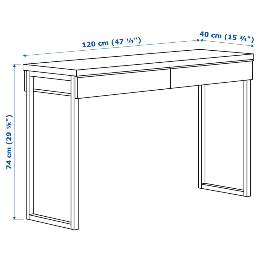 Biurko, toaletka Besta Burs Ikea