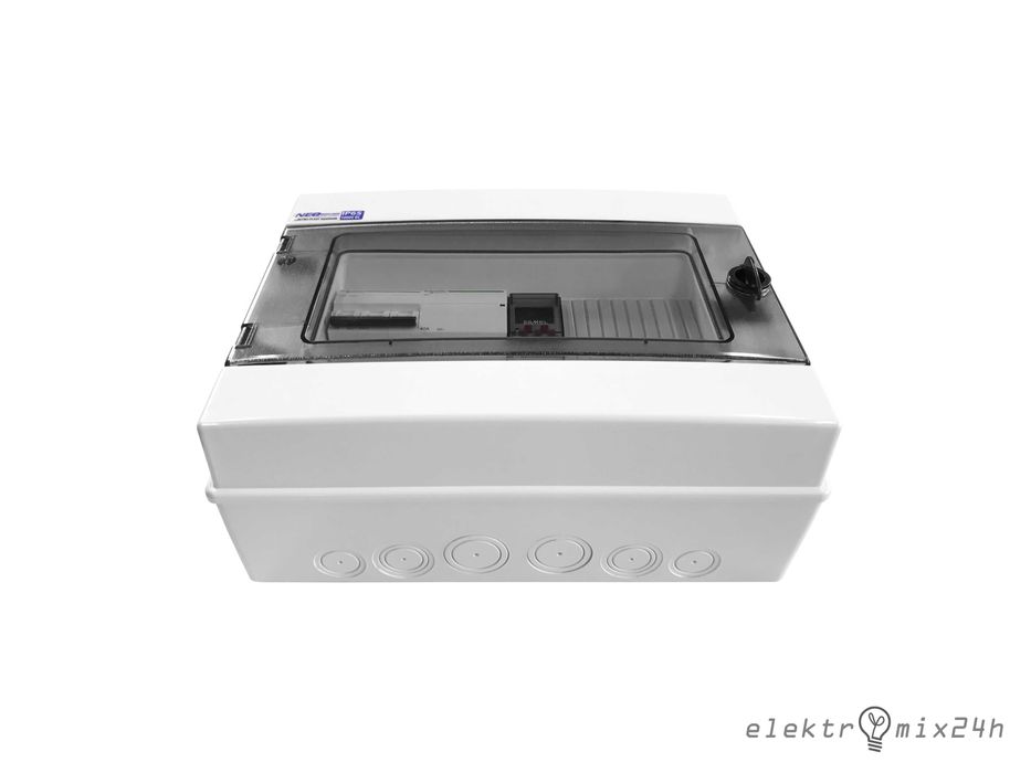 Rozdzielnica natynkowa hermetyczna IP65 do zabezpieczenia pompy ciepła