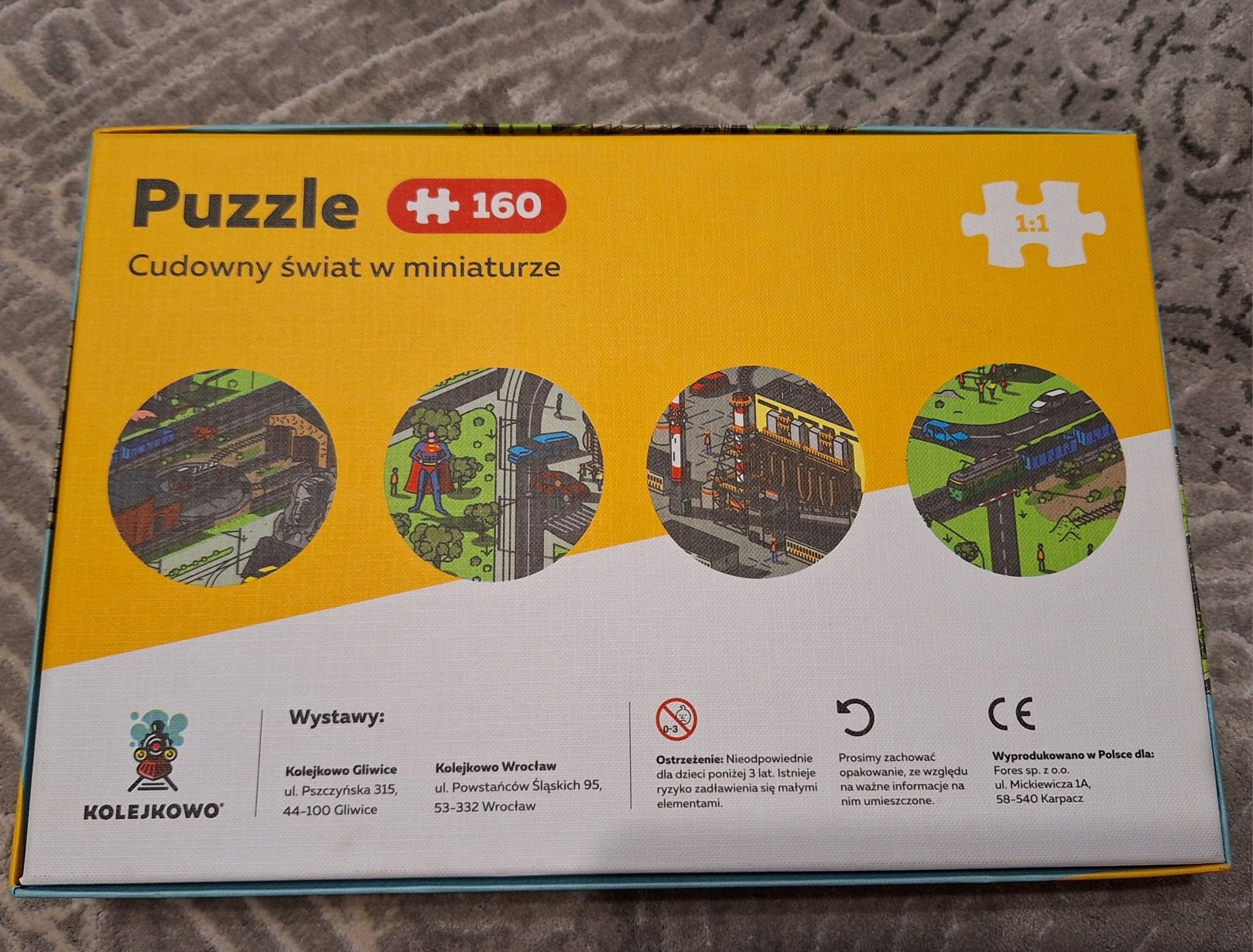 Puzzle 160, kolejkowo.