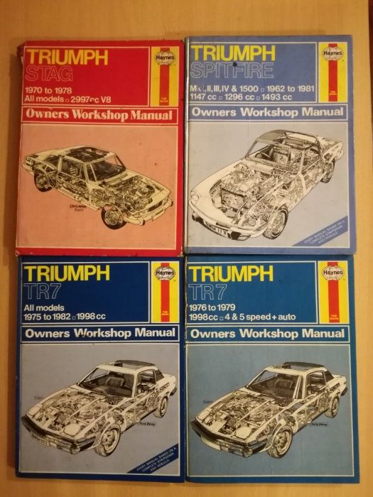 Manuais Técnicos Haynes RTA e Outros - Todas as marcas e modelos