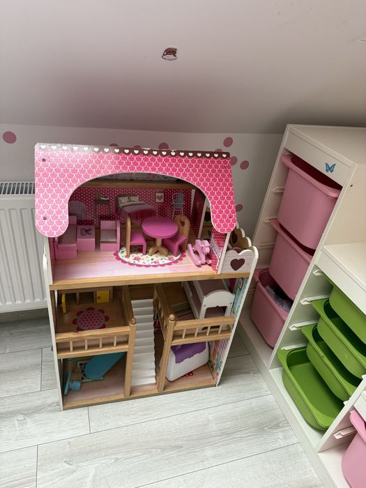 Regal ikea domek stolik