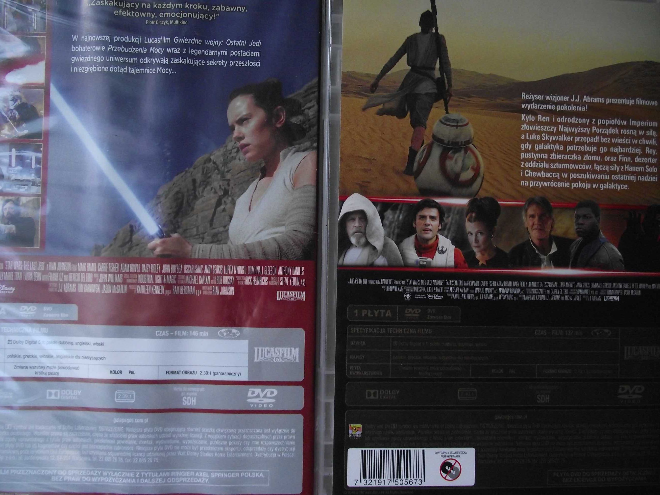 Star wars kolekcja filmów dvd