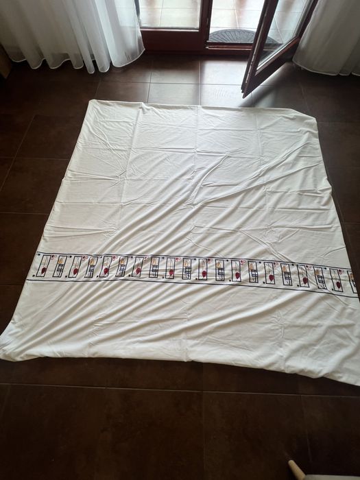 Bawełniana biała Poszwa na kołdrę 150 na 200 cm