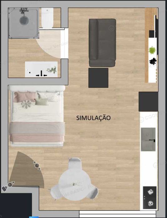 T0/Estúdio para Habitação ou Comércio no Centro Histórico