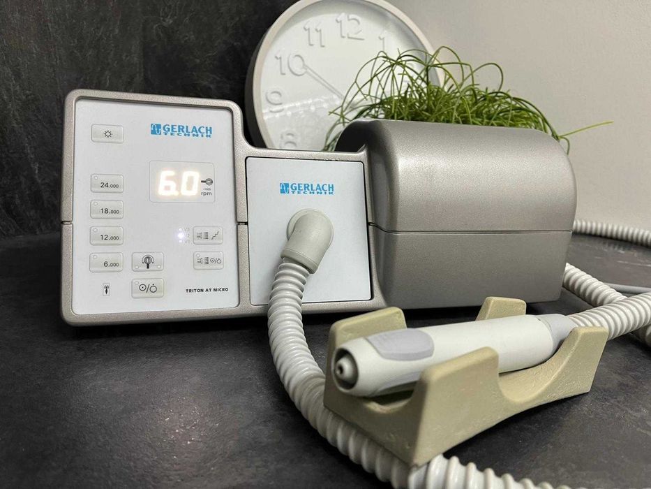 AKTUALNE Frezarka podologiczna z pochłaniaczem Gerlach Triton AT Micro