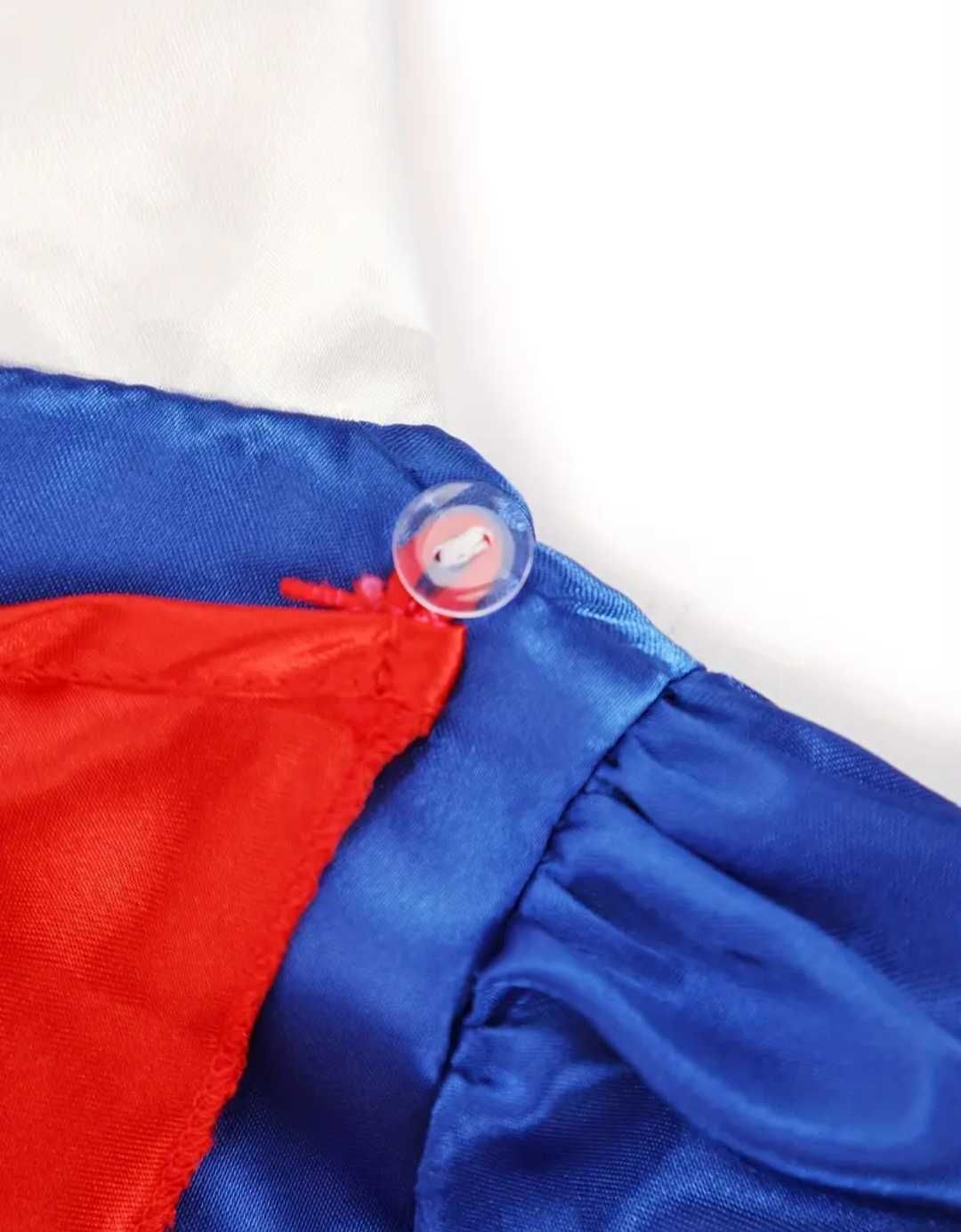 Mega zestaw! Strój Królewna Śnieżka+ akcesoria, r. 116 przebranie bal