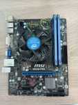 Płyta głowna MSI H81M-P33 z procesorem i5-4460