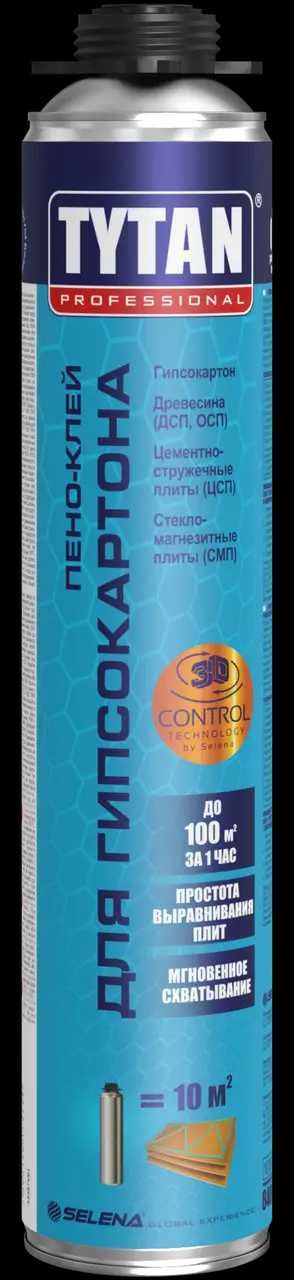 Клей пена для гипсокартона Tytan 840ml pro