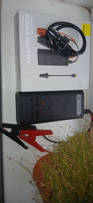 Інвертор Baseus In-car 300W 220V чиста синусоїда