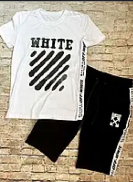 Костюм шорти та футболка OFF WHITE