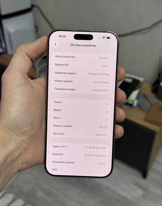 iPhone 16 Pro Max, 256 ГБ