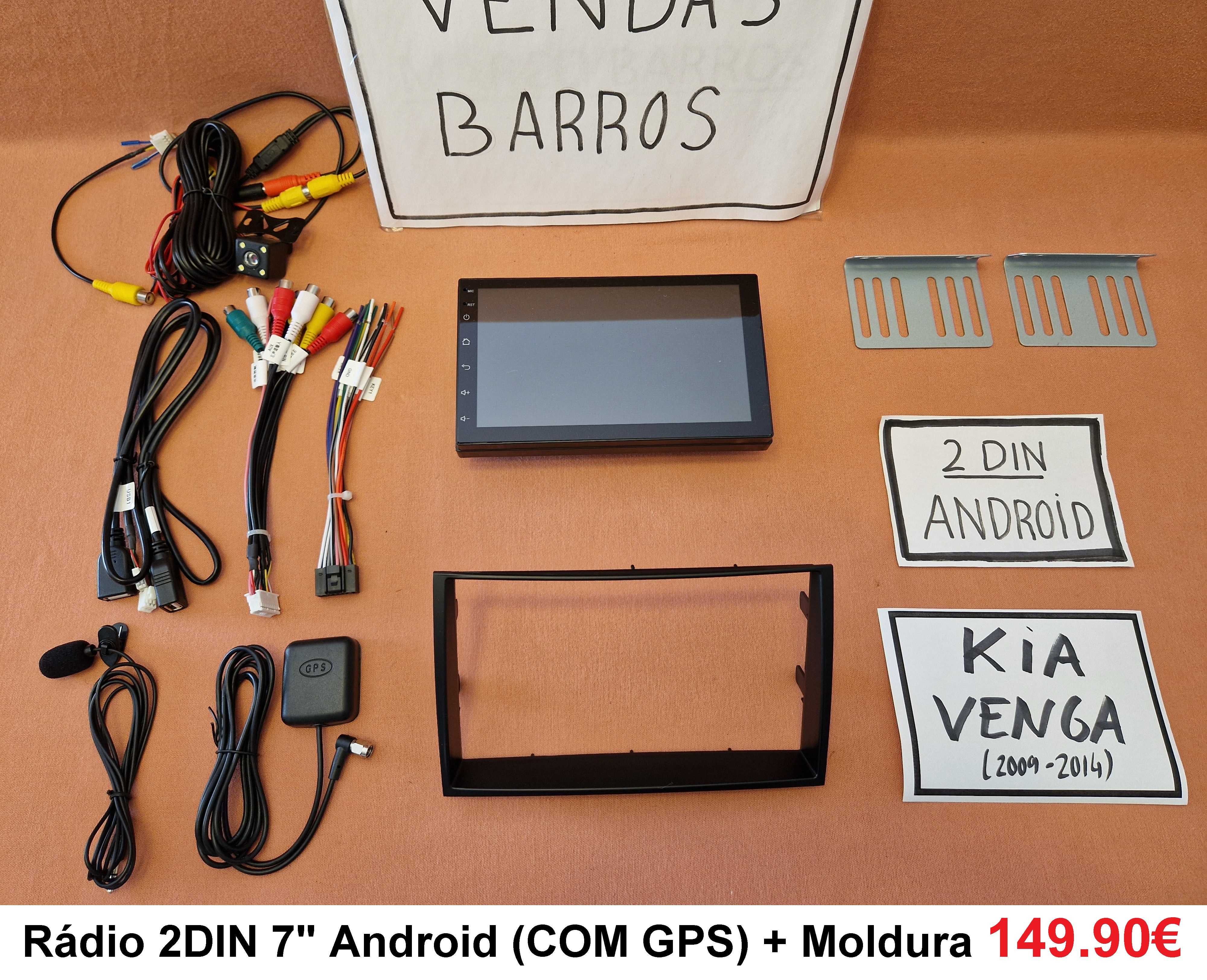 (NOVO) Rádio 2DIN • KIA Venga / Sportage / Optima • Android [4+32GB]