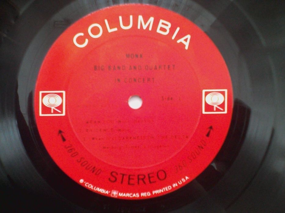 Lp Jazz Monk \ Big Band And Quartet In Concert 1964 USA Orig.
